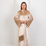 Hushy Velvet Basic Dress - Beige - Hushy Wear