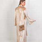 Hushy Velvet Basic Dress - Beige - Hushy Wear