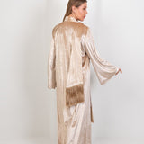 Hushy Velvet Basic Dress - Beige - Hushy Wear