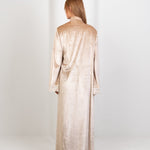 Hushy Velvet Kaftan - Beige - Hushy Wear