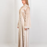 Hushy Velvet Kaftan - Beige - Hushy Wear