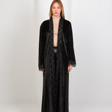 Hushy Velvet Kaftan - Black - Hushy Wear