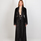 Hushy Velvet Kaftan - Black - Hushy Wear