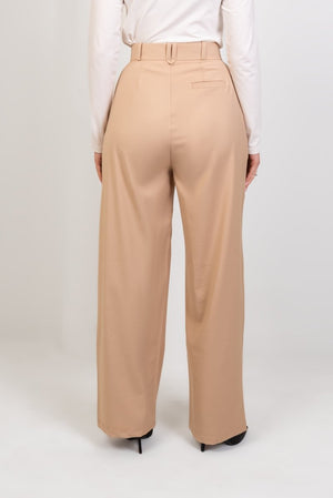 Premium Classic Trouser - Beige - Hushy Wear