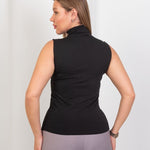 Sleeveless Basic Top - Black - Hushy Wear