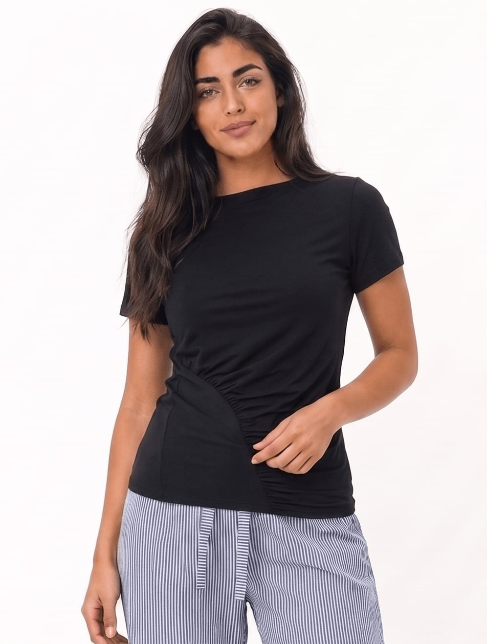 The Everyday Sculpt Tee - Black