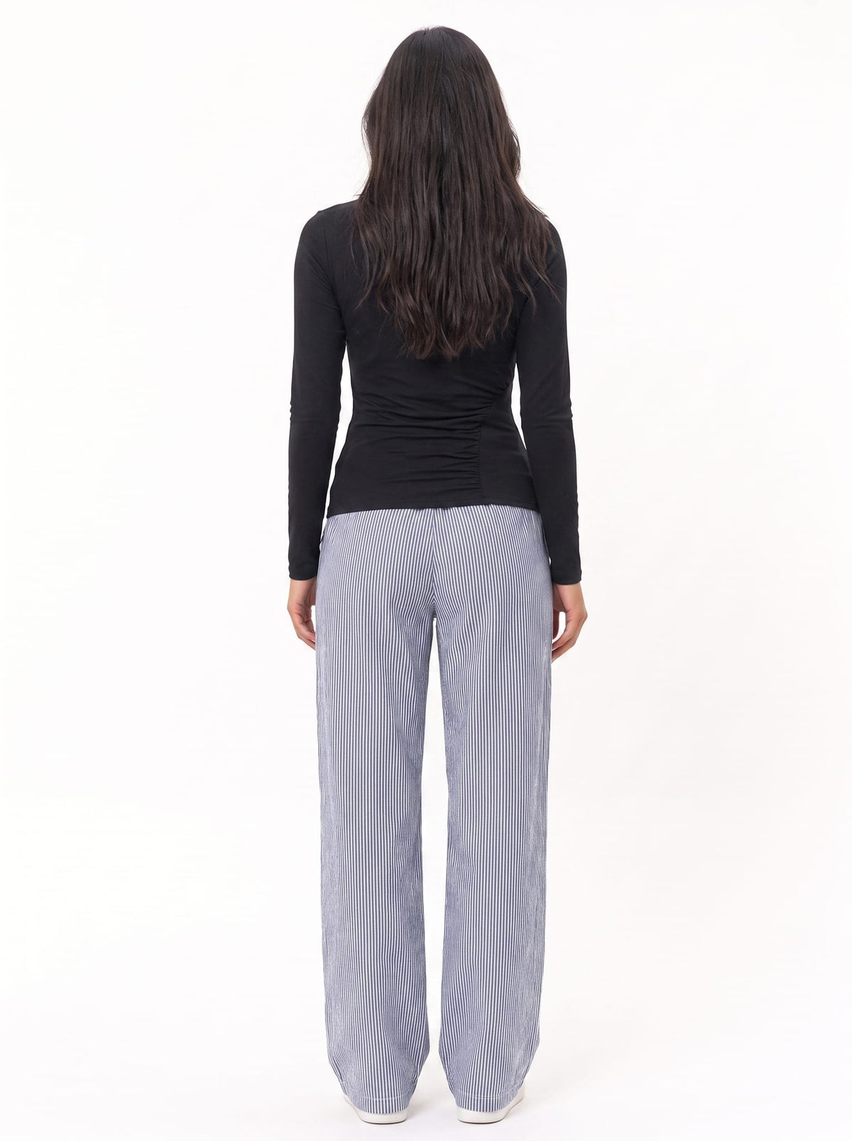 Asymmetric Sculpt Top – Black