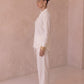 Verto Linen Offwhite Set (Top & Pants)