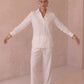 Verto Linen Offwhite Set (Top & Pants)