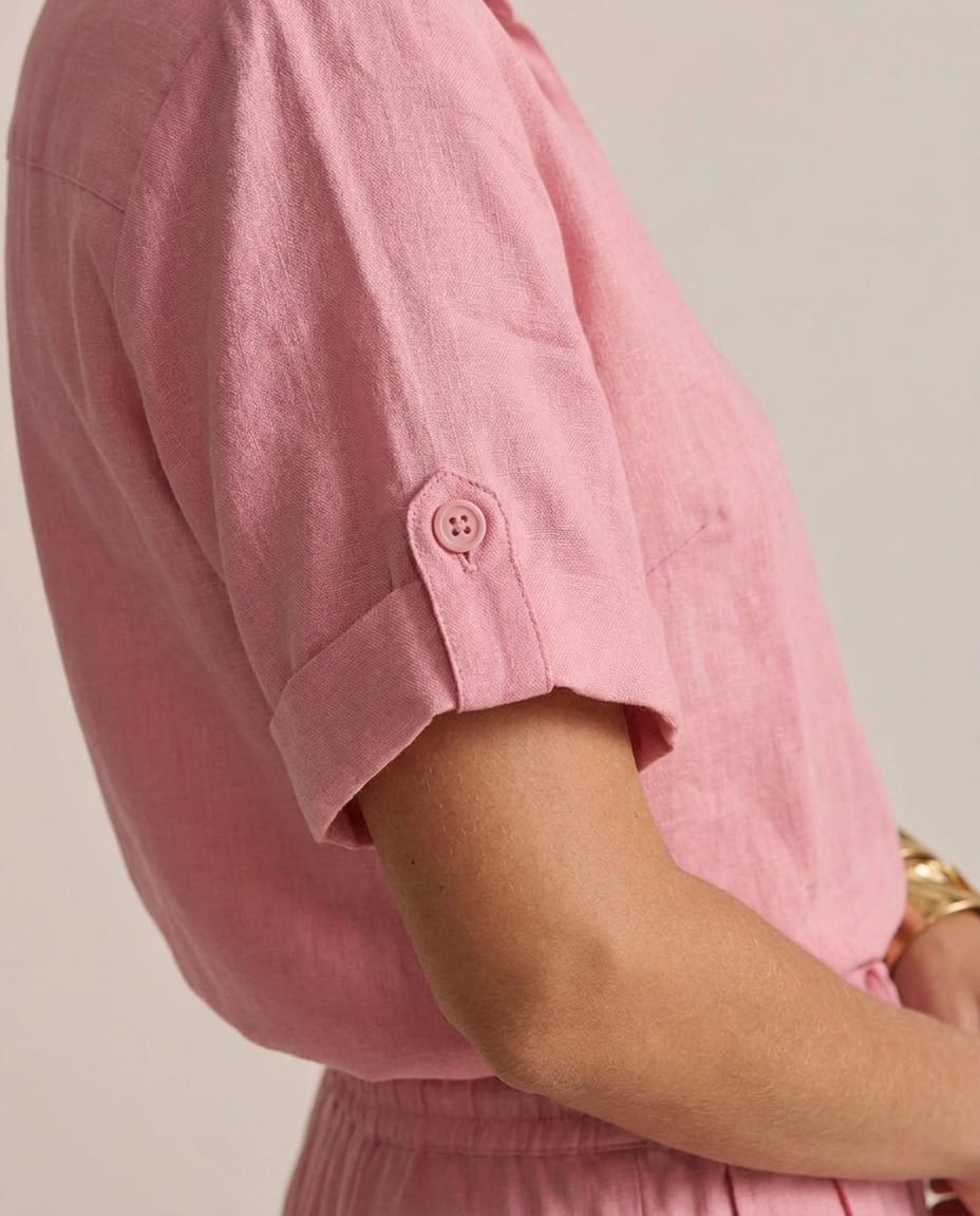 The Siena Linen Set - Pink