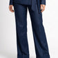 Elegant Wide-Leg Trousers – Navy