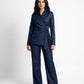 Elegant Wide-Leg Trousers – Navy