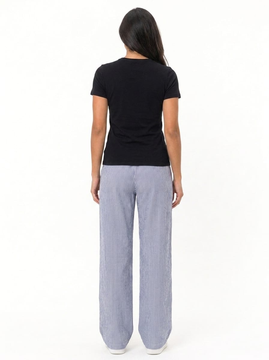 Everyday Cotton Essential Basic T-Shirt – Black