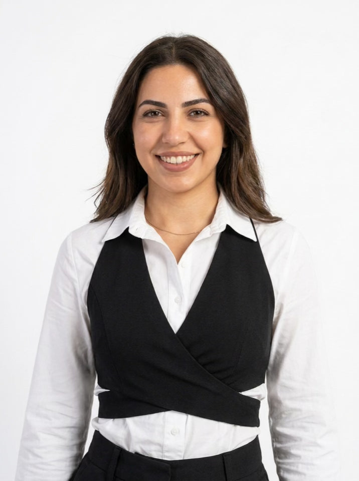 Crossover Wrap Cropped Vest – Black