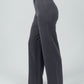 Gray High-Waist Classic Trousers