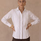 Lucia Pleated White Shirt