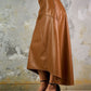 Asymmetric Leather Skirt - Hushy Wear