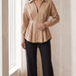 The Santorini Blouse – Beige
