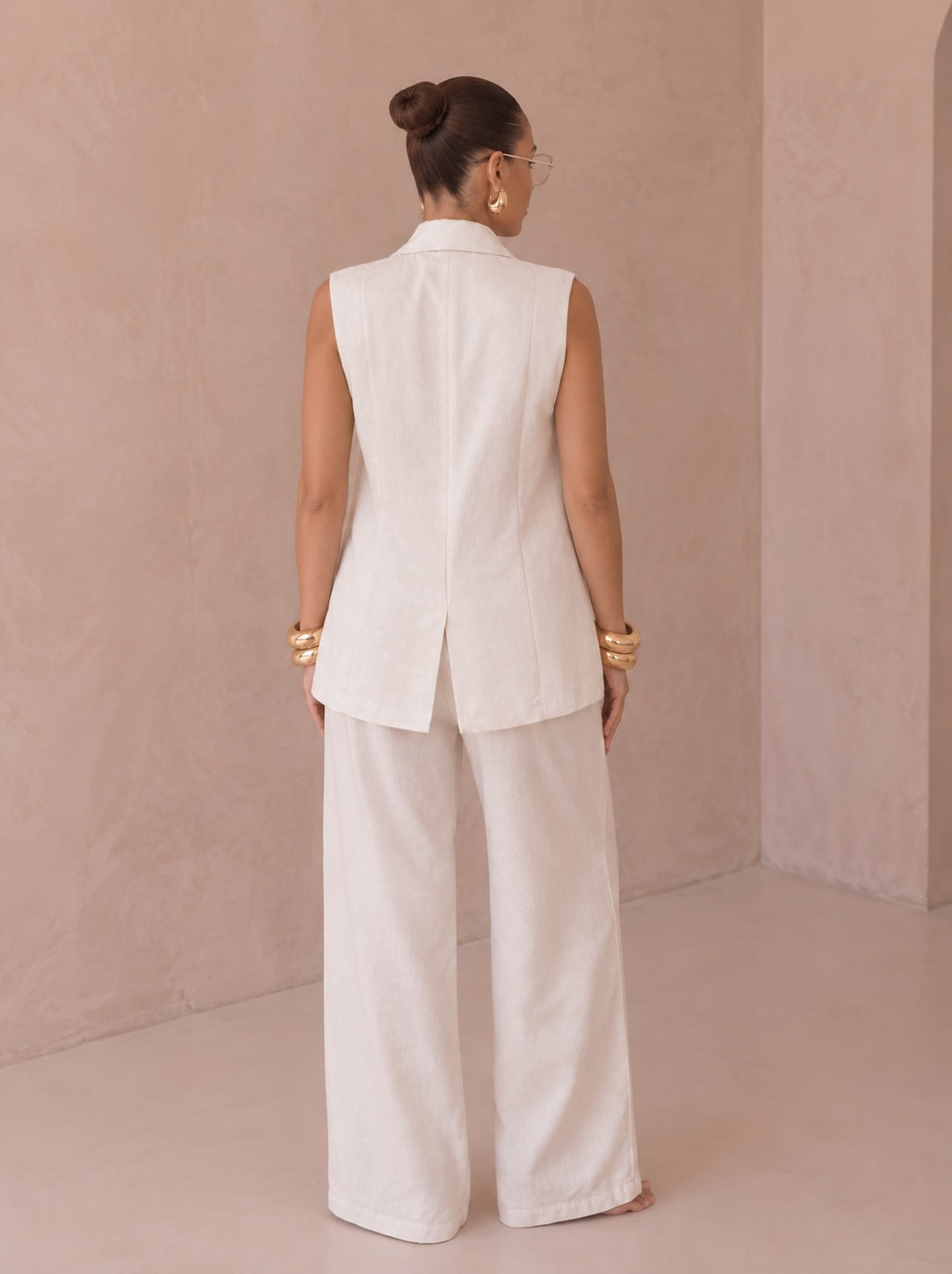 Oversized Vest - OffWhite
