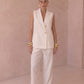 Oversized Vest - OffWhite