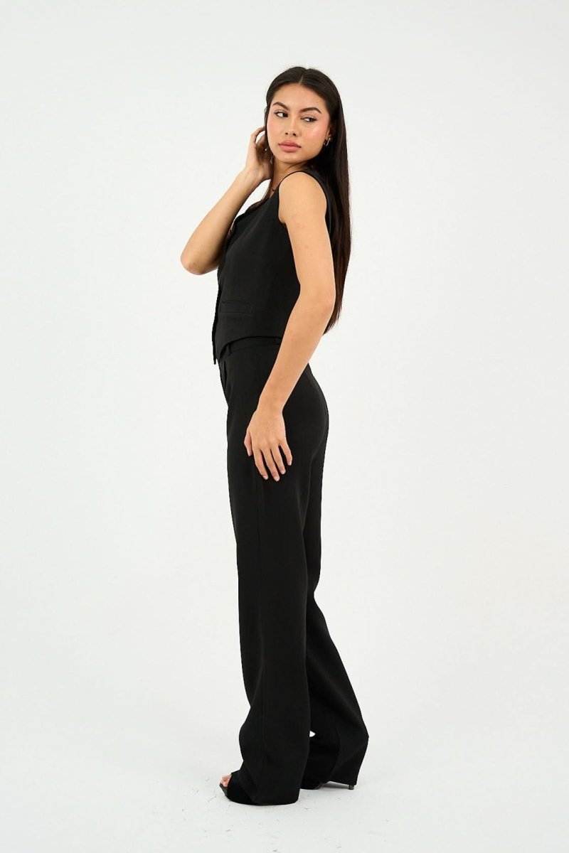 Black Classic Vest Only - Hushy Wear