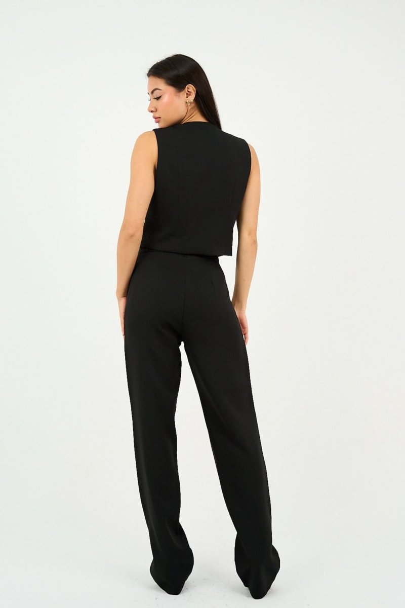 Black Classic Vest Only - Hushy Wear