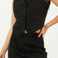 Black Classic Vest Only - Hushy Wear