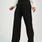 Black High - Waist Classic Trousers - Hushy Wear
