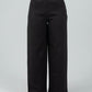 Black High - Waist Classic Trousers - Hushy Wear