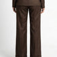 Elegant Wide-Leg Trousers – Brown