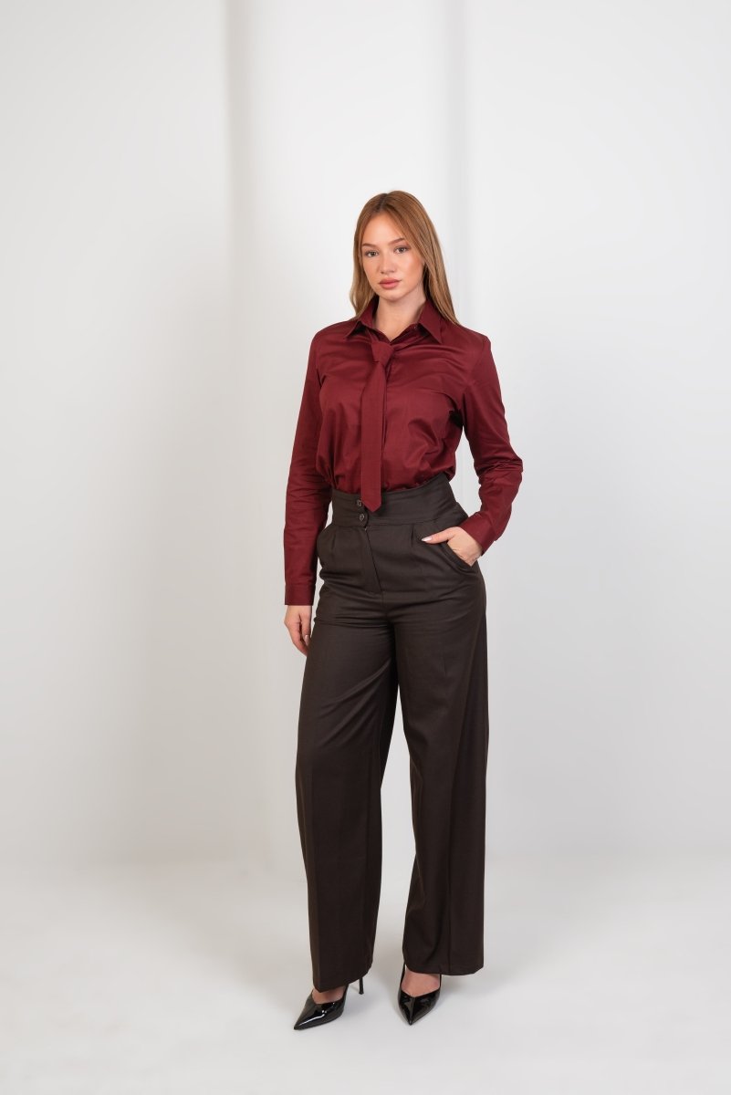 Classic Burgundy Shirt - Hushy Wear