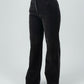 Classic Leather Straight - Leg Pants – Black - Hushy Wear