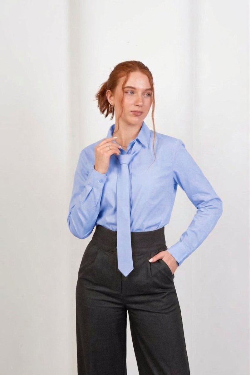 Classic Sky Blue Shirt - Hushy Wear