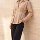 The Santorini Blouse – Beige
