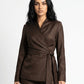 Kimono Premium Blazer - Brown
