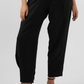 Elegant Bow Tie Sleeveless Top & Tapered Trouser Set – Black - Hushy Wear