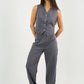 Gray Classic Vest & Pleated Straight Pants Set - Hushy Wear