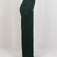 Green High - Waist Trousers with Side Flipped Waistband - Hushy Wear