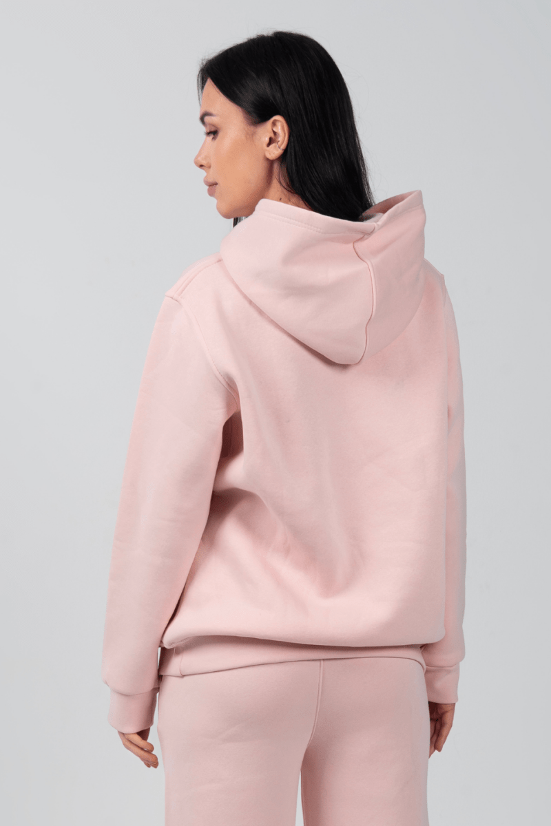 Hoodie & Sweatpants Set in Pink - Hushy Wear
