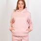 Hoodie & Sweatpants Set in Pink - Hushy Wear