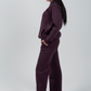 Hoodie & Sweatpants Set in Purple - Hushy Wear
