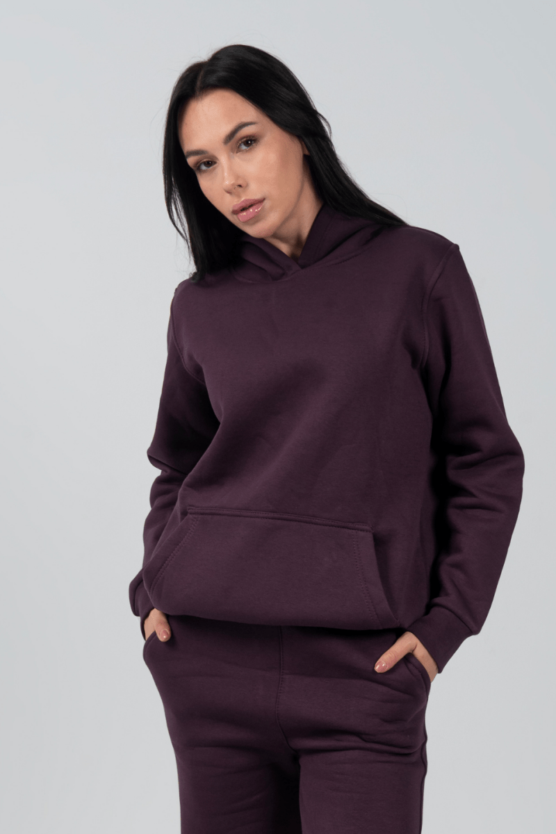 Hoodie & Sweatpants Set in Purple - Hushy Wear