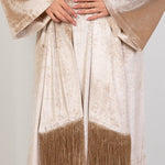 Hushy Velvet Basic Dress - Beige - Hushy Wear