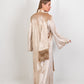 Hushy Velvet Basic Dress - Beige - Hushy Wear