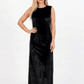 Hushy Velvet Dress - Black - Hushy Wear