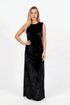 Hushy Velvet Dress - Black - Hushy Wear