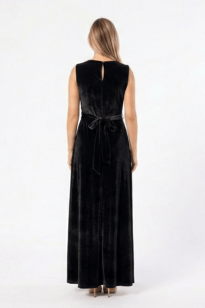 Hushy Velvet Dress - Black - Hushy Wear