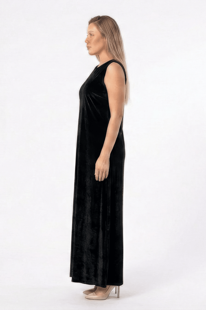 Hushy Velvet Dress - Black - Hushy Wear