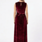Hushy Velvet Dress - Burgundy - Hushy Wear