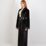 Hushy Velvet Kaftan - Black - Hushy Wear
